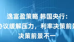逸富盈策略 韩国央行：贸易协议缓解压力，利率决策前景不一